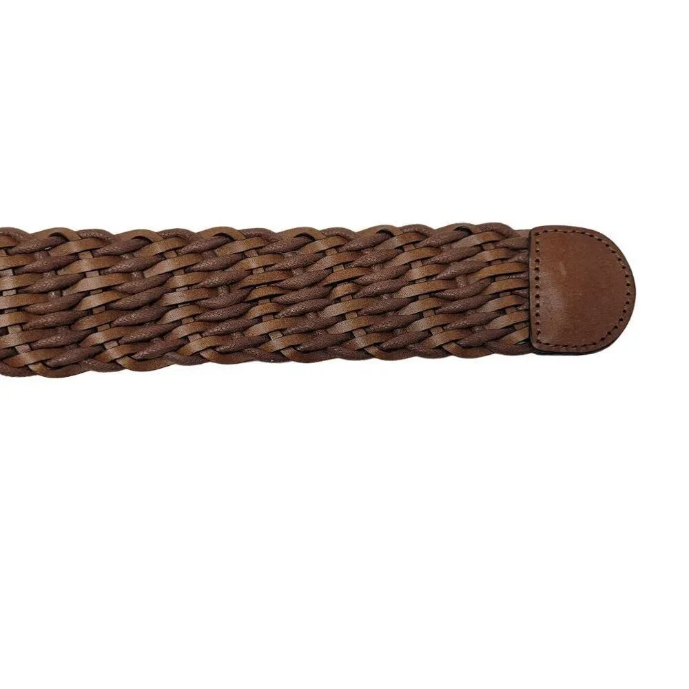 Vintage Braided Brown Belt 10 Unique Woven Braided‎ Boho Cottage Core Country